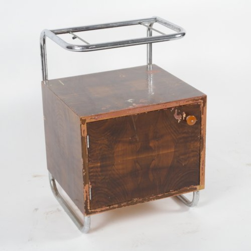 Bauhaus Tubular Steel Nightstand, 1930s for sale at Pamono