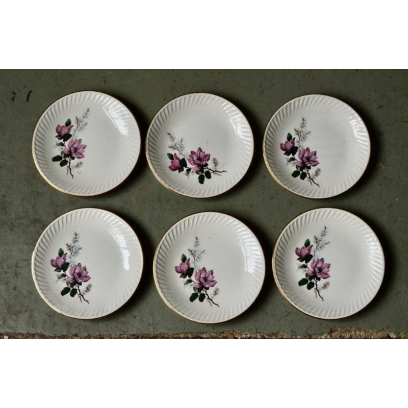 Bohemian Flat Plates, Set of 6 for sale at Pamono