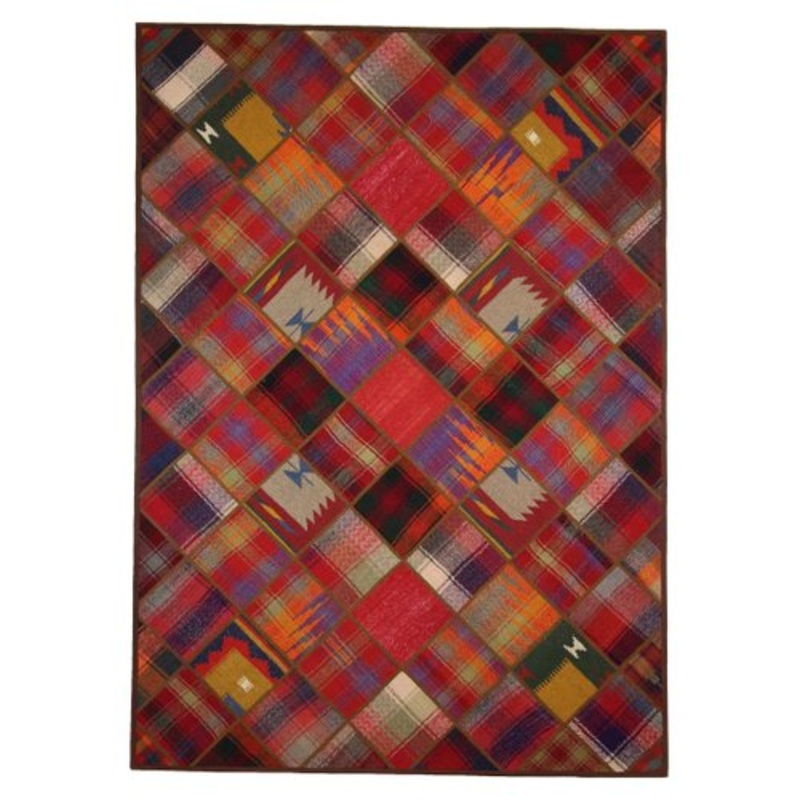 Hand-Knotted Middle Eastern Patchwork Rug Made from Old Handwoven Kilims for sale at Pamono-SZS-2143333