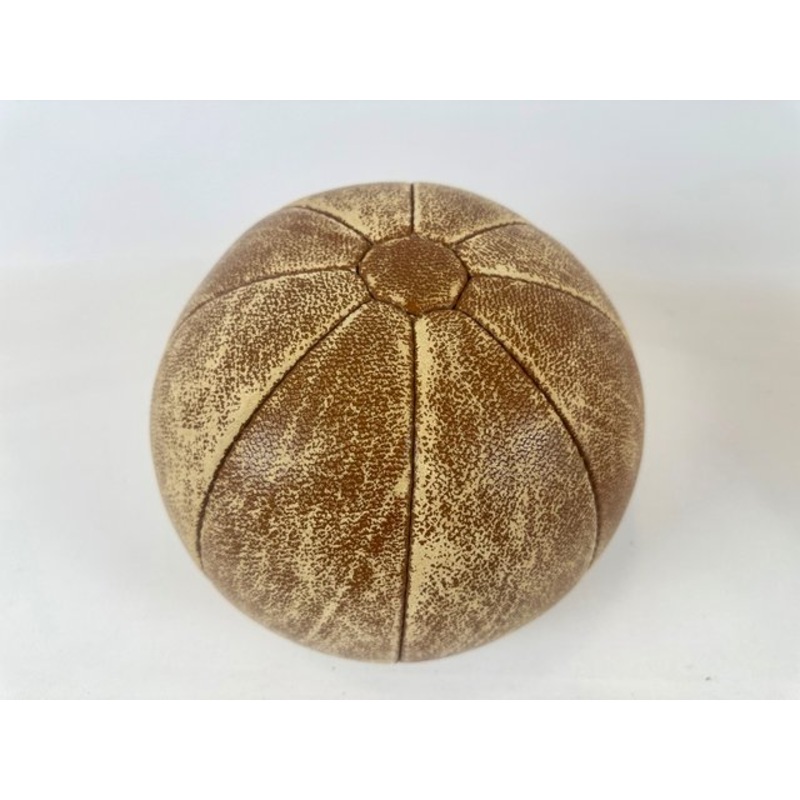 Leather Medicine Ball, Poland, 1950s for sale at Pamono-ZCY-2158550
