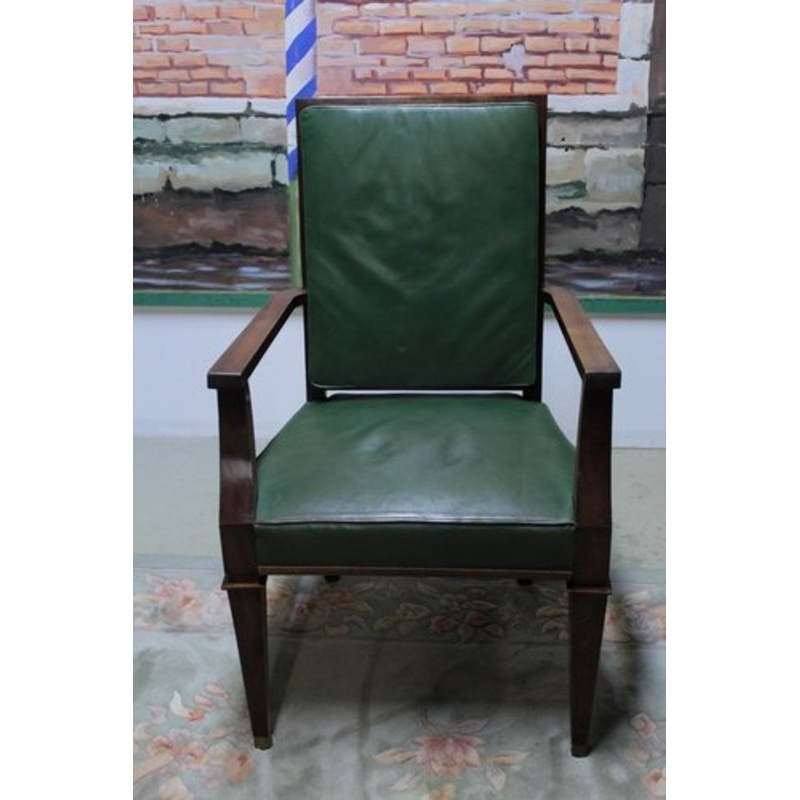 Mid-Century Mahogany Armchair for sale at Pamono
