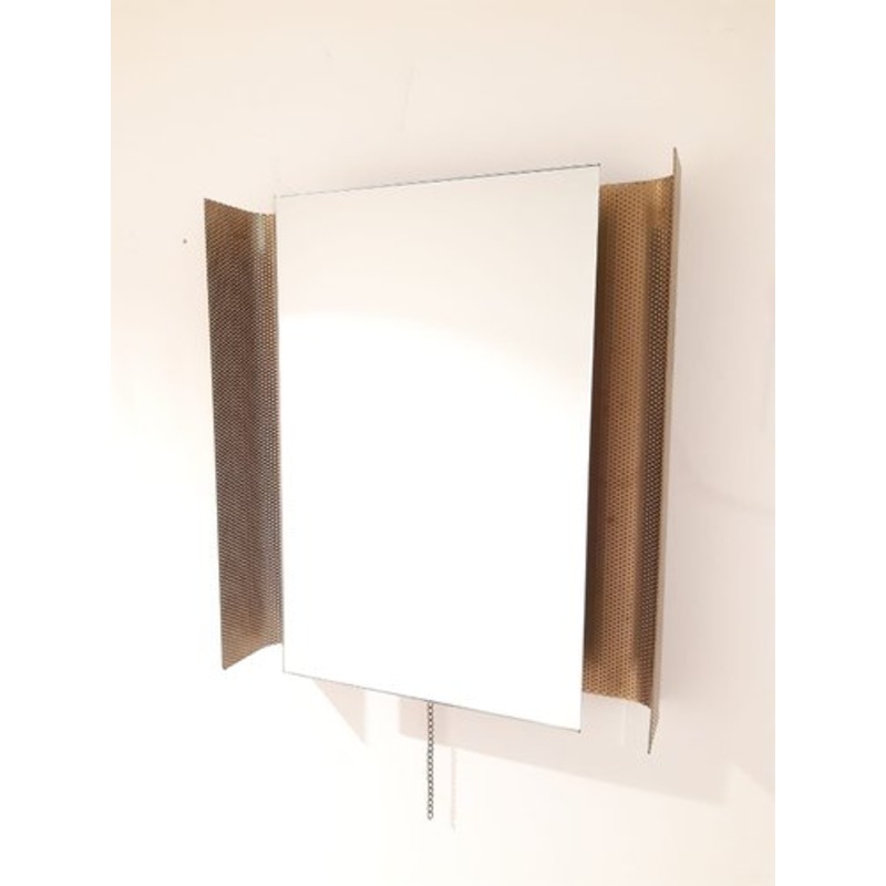 Mid-Century Perforated Illuminated Mirror by Floris Fiedeldij for Artimeta, 1960s for sale at Pamono