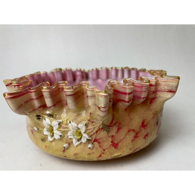 Opaline Multilayer Glass Bowl for sale at Pamono