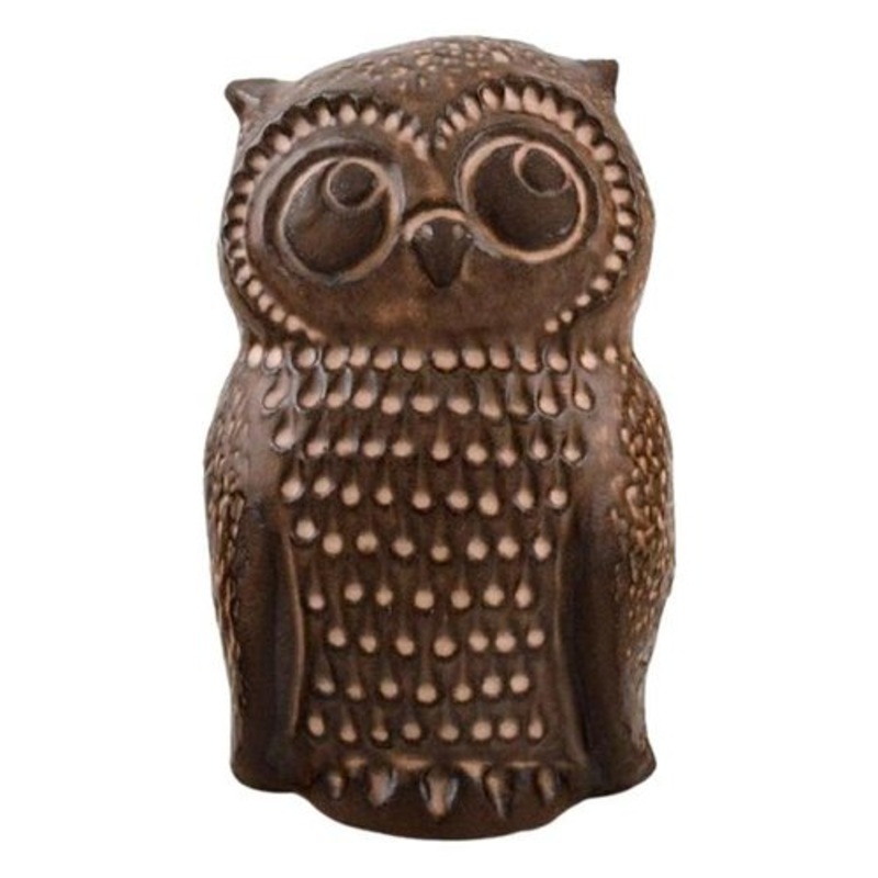 Owl in Glazed Ceramic by Norrman Ceramic, Sweden, 1970s for sale at Pamono