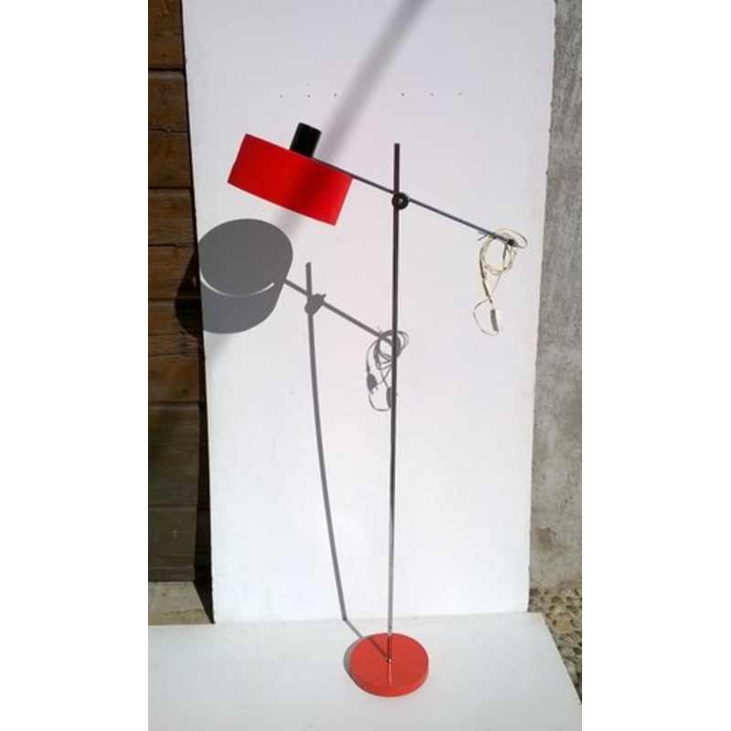 Red Floor Lamp from Stilux, 1960s for sale at Pamono