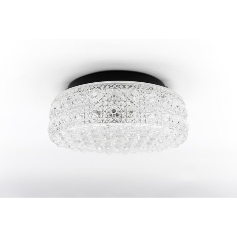 Round Knobbed Glass Flush Mount or Wall Lamp, Germany, 1960s for sale at Pamono