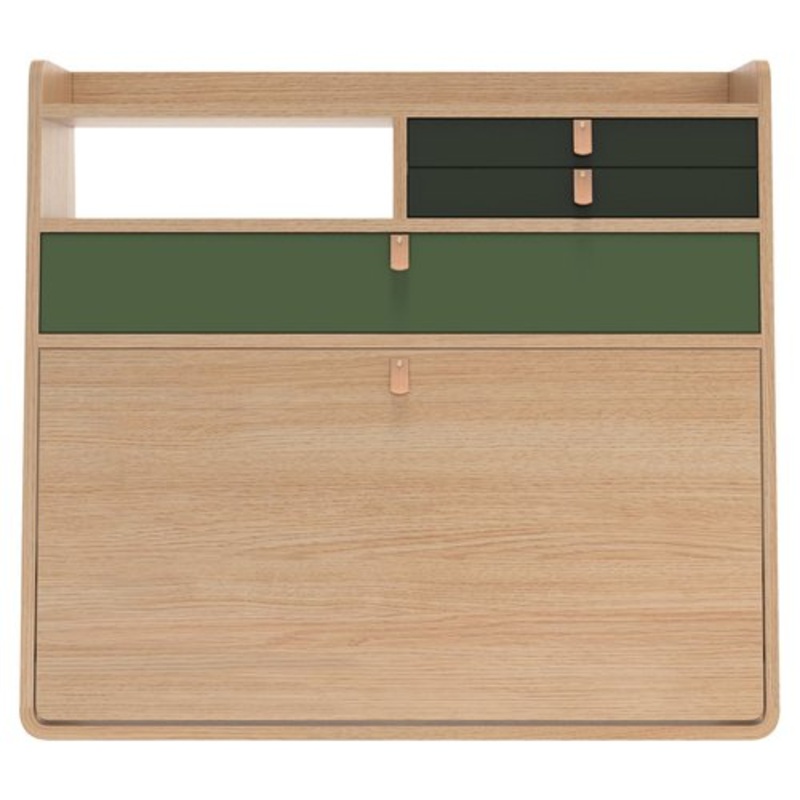 Sage Drawers Gaston Floating Writing Desk in Natural Oak by Harto for sale at Pamono-KYZ-2160771