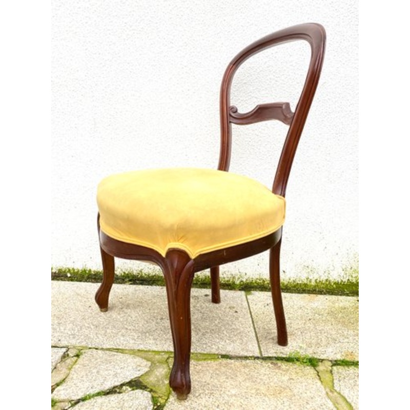 Set of Antique Mahogany Chairs for sale at Pamono