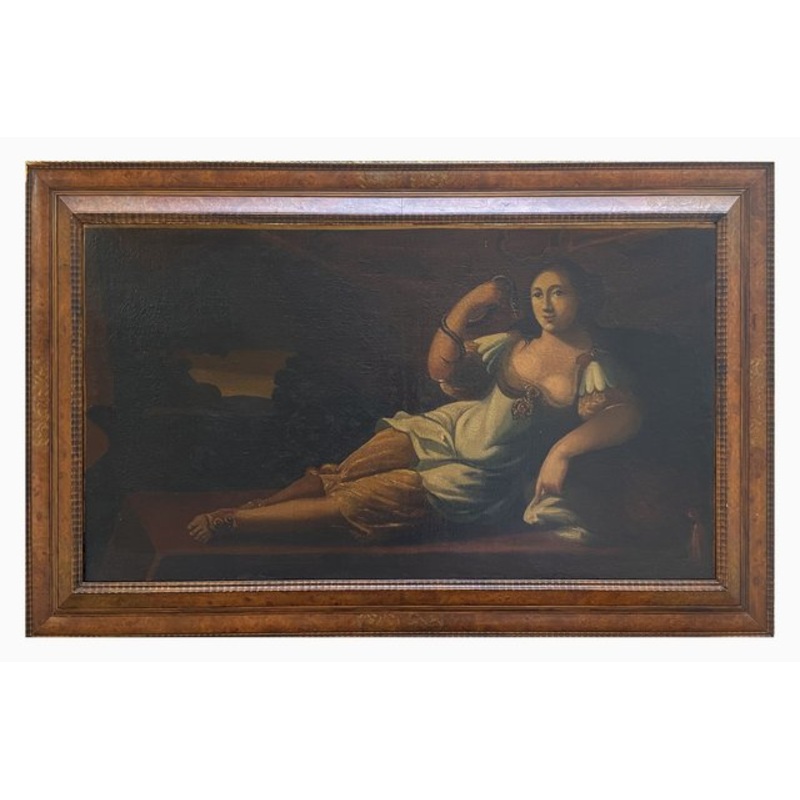 The Suicide of Cleopatra, 1700s, Oil on Canvas, Framed for sale at Pamono