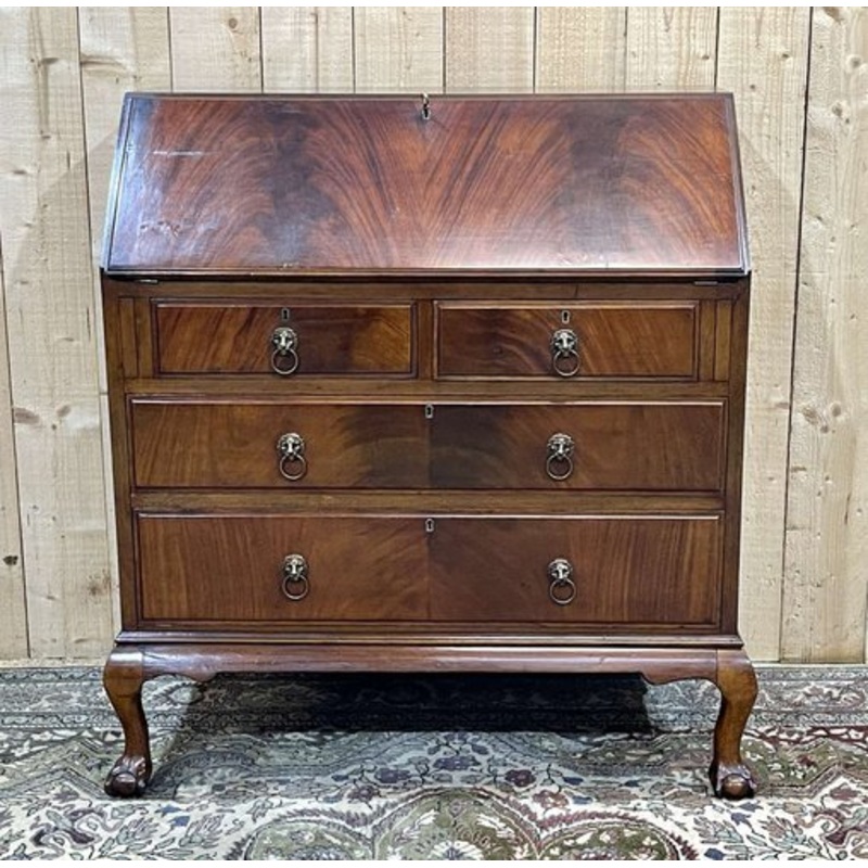Vintage English Donkey Secretaire in Mahogany, 1930s for sale at Pamono