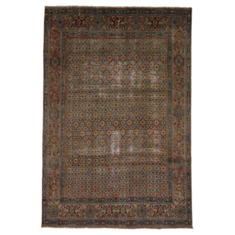 Vintage Middle Eastern Hand-Knotted Rug for sale at Pamono-SZS-2143222