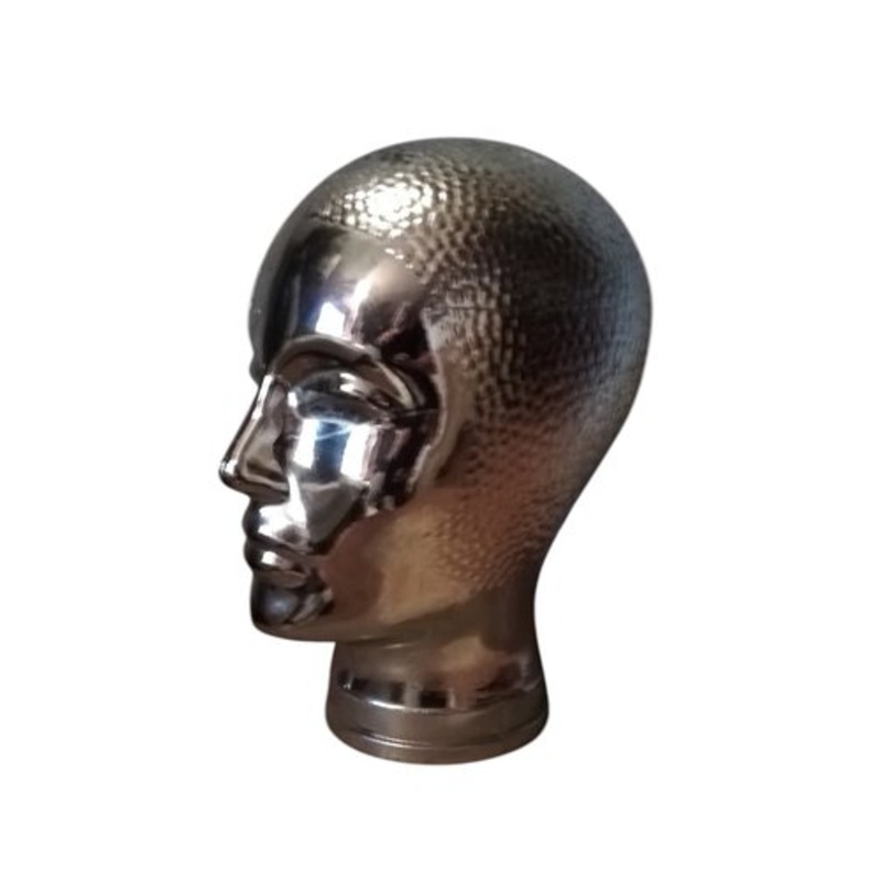 Vintage Space Age Head in Chrome, 1950s for sale at Pamono
