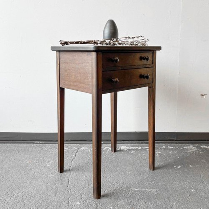20th Century Oak Sewing Table for sale at Pamono