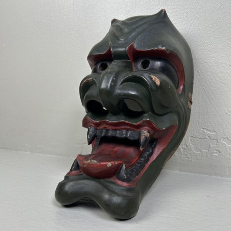 Antique Japanese Noh Theater Mask for sale at Pamono