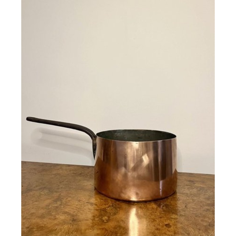 Antique Victorian Copper Saucepan from Hodges & Sons, 1860 for sale at Pamono