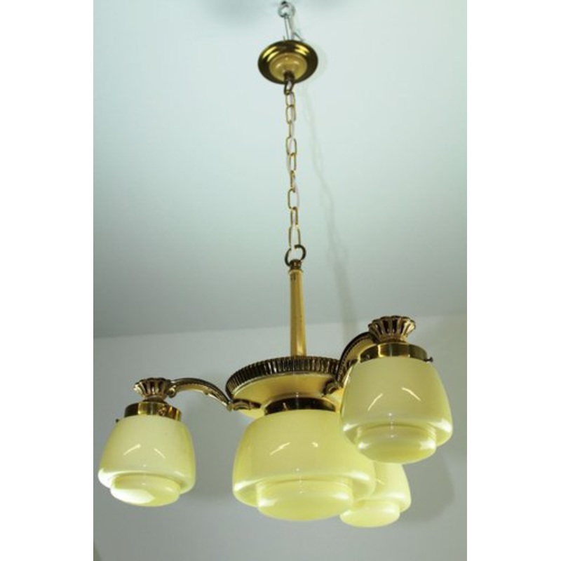 Austrian Art Deco Chandelier, 1930s for sale at Pamono