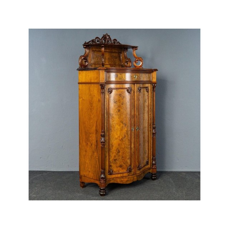 Louis Philippe Wooden Cupboard for sale at Pamono