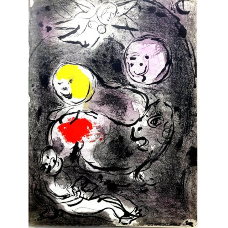 Marc Chagall – The Bible – Original Lithograph 1956 for sale at Pamono-XAB-719094