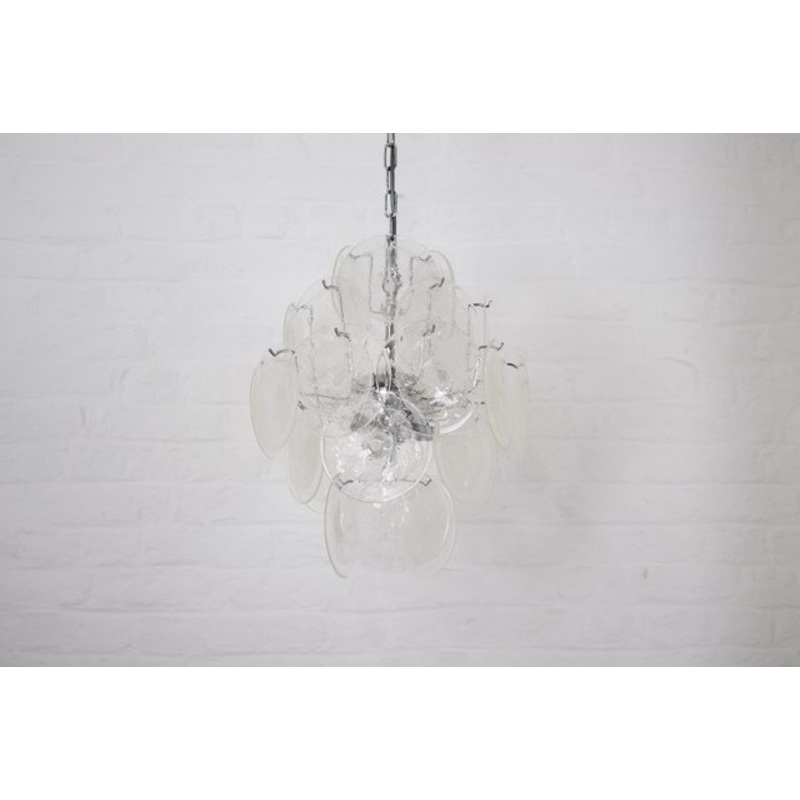 Murano Glass Ceiling Lamp, 1970s for sale at Pamono