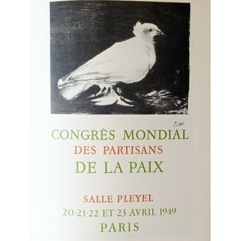 Pablo Picasso, World Congress of Partisans of Peace 1949, Original Lithograph for sale at Pamono