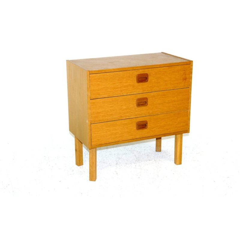 Scandinavian Chest of Drawers in Oak, Sweden, 1960s for sale at Pamono