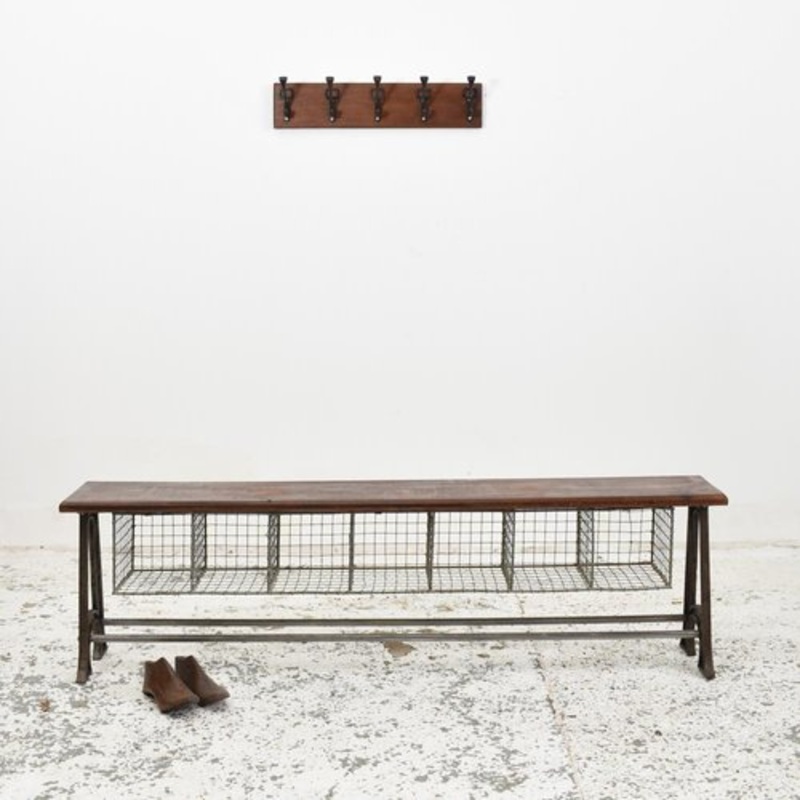 School Pigeon Hole Bench for sale at Pamono