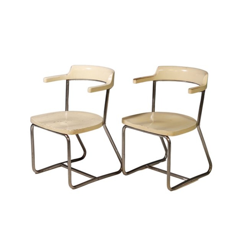Set of Bauhaus Model K 16 Chairs by Robert Slezk, 1930s for sale at Pamono