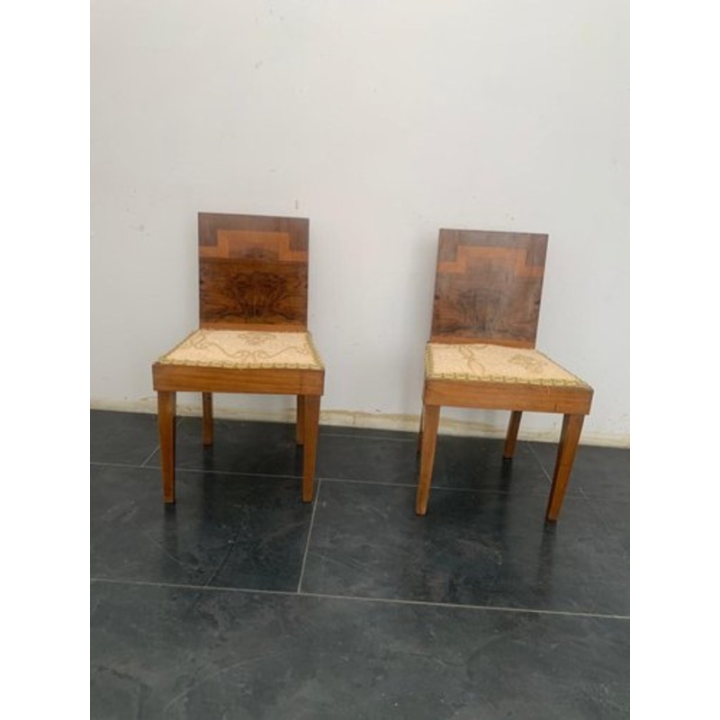 Set of Desk Chairs by Vezzani, 1930s for sale at Pamono