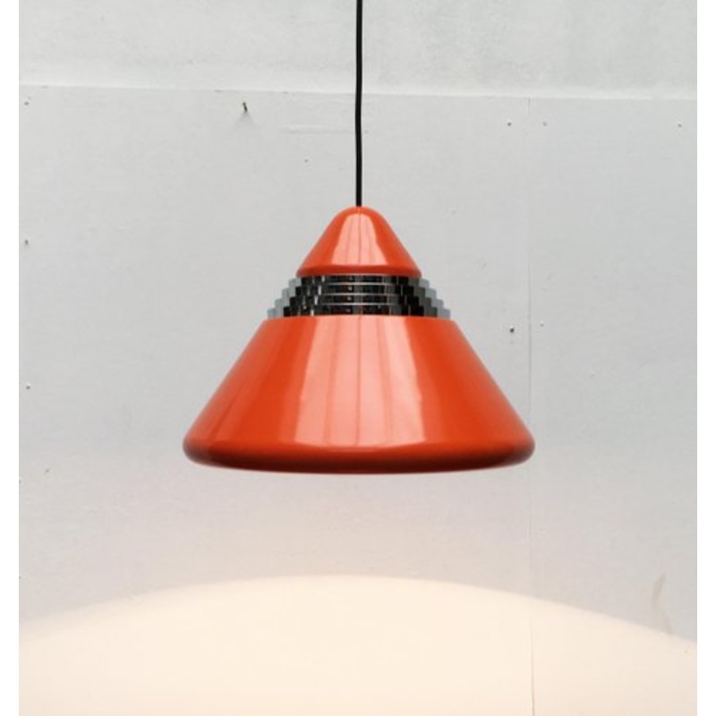 Vintage German Space Age Model 5535 Pendant Lamp by Alfred Kalthoff for Staff for sale at Pamono
