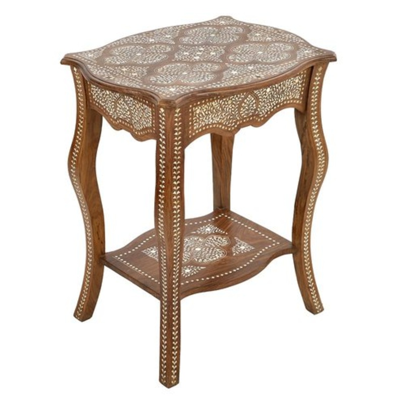 Vintage Marquetry Side Table for sale at Pamono