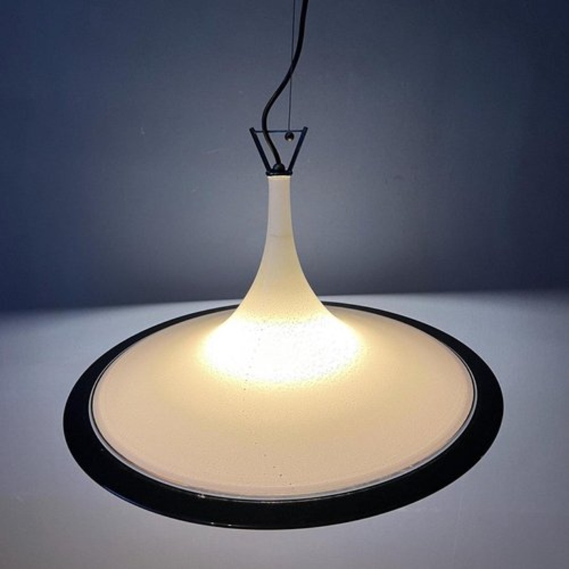 Vintage Murano Glass Witch Hat Pendant Lamp for sale at Pamono