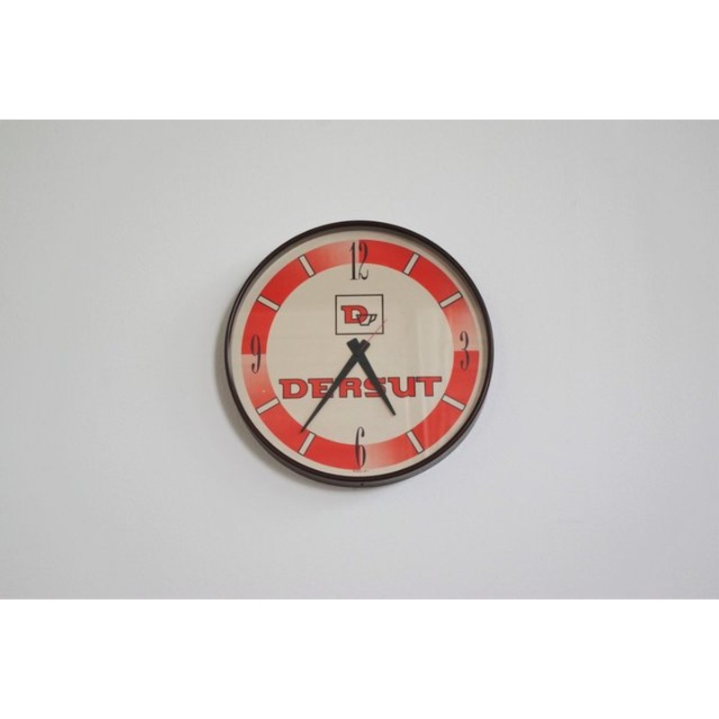 Wall Clock from Dersut, 1970s for sale at Pamono