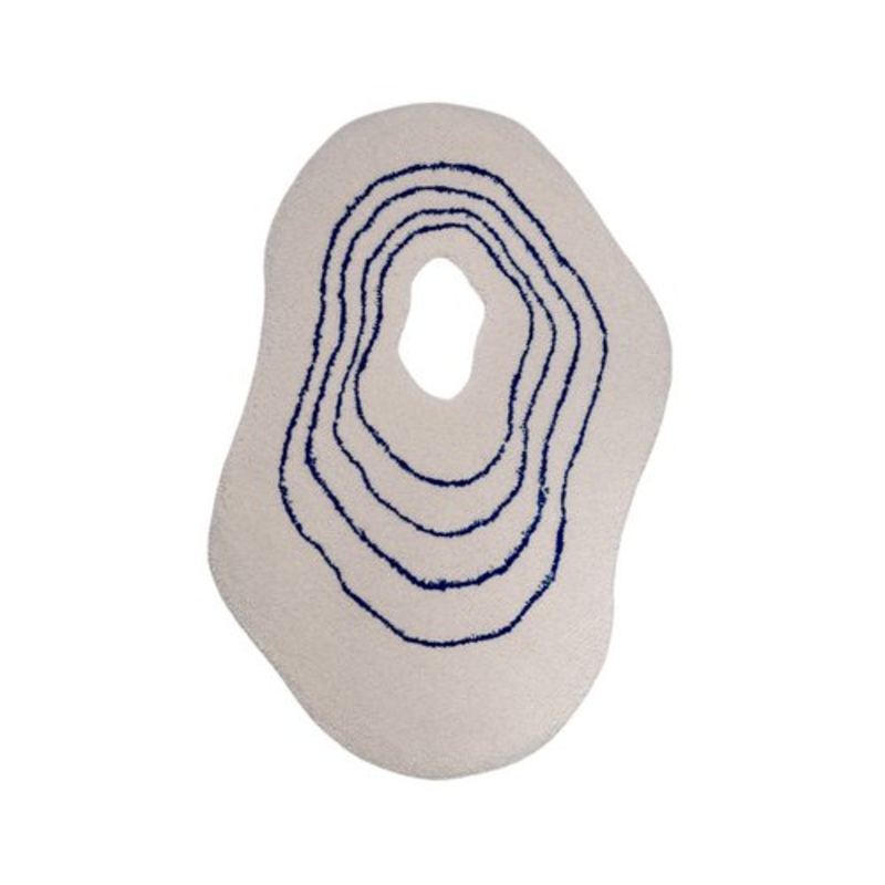 Big Waves Wool Rug by Alan Thomas for sale at Pamono