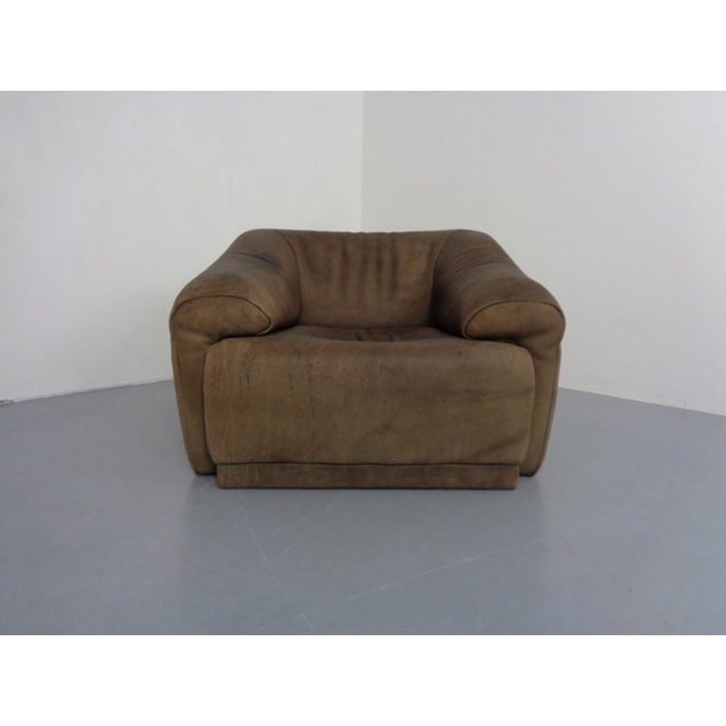 Buffalo Chair in Leather from De Sede, 1970s for sale at Pamono