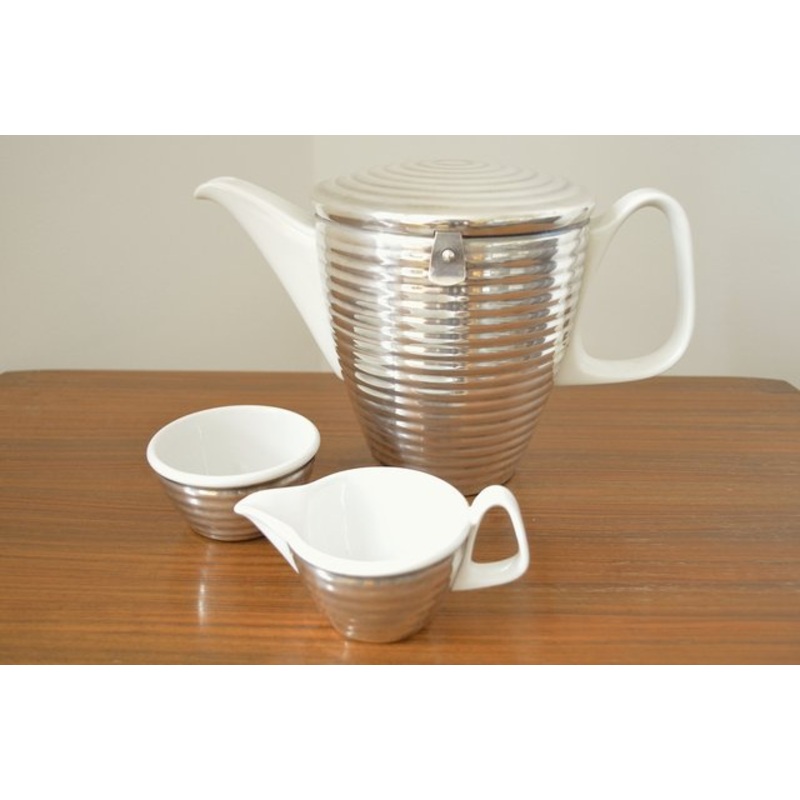 Coffee Set by Kurt Radtke for WMF, 1950s, Set of 3 for sale at Pamono