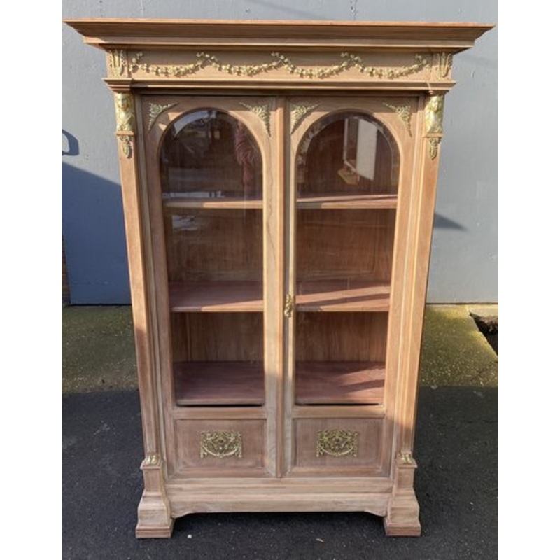 Empire French Bleached Display Cabinet, 1920s for sale at Pamono