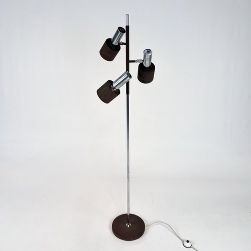 Floor Lamp with Adjustable Shades from Wilko/Solken Leuchten, 1970s for sale at Pamono