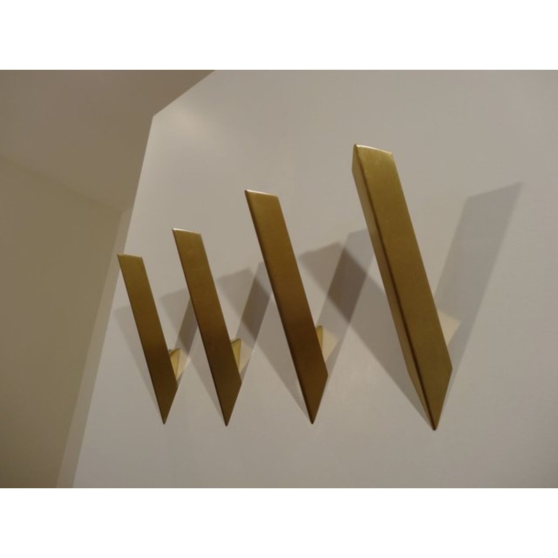 German Brass Sconces by Egon Hillebrand for Hillebrand Lighting, 1970s, Set of 2 for sale at Pamono