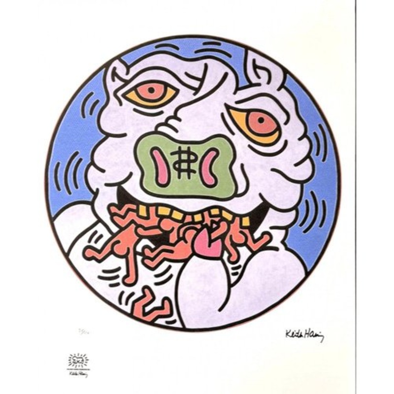 Keith Haring, Composition, Print for sale at Pamono-MTD-2160291