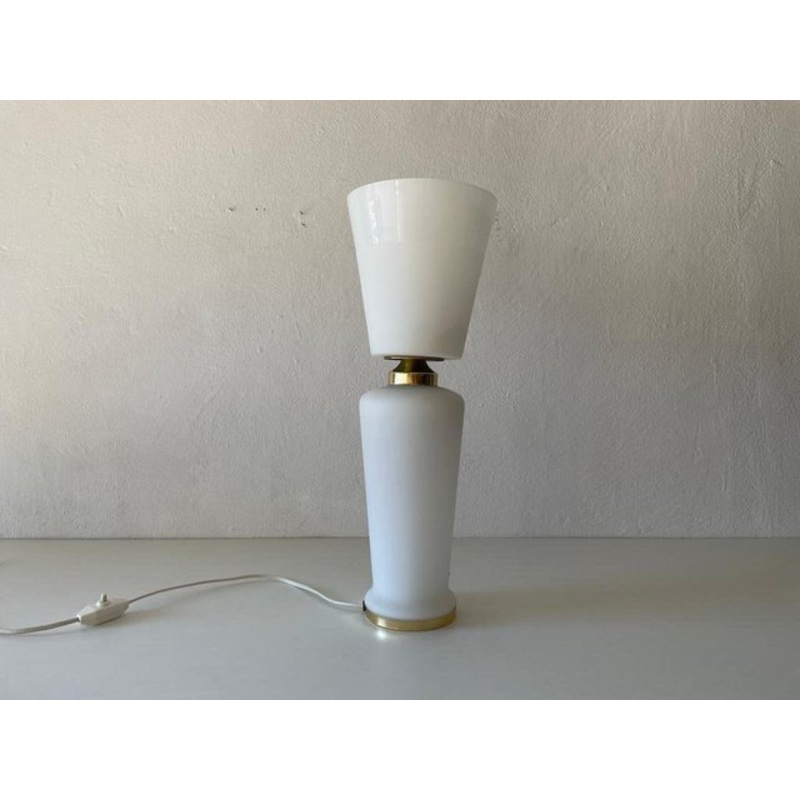 Large Handblown Murano Glass Table Lamp, Germany, 1960s for sale at Pamono