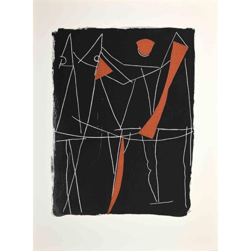 Marino Marini, Round Dance, Original Screenprint, 1963 for sale at Pamono
