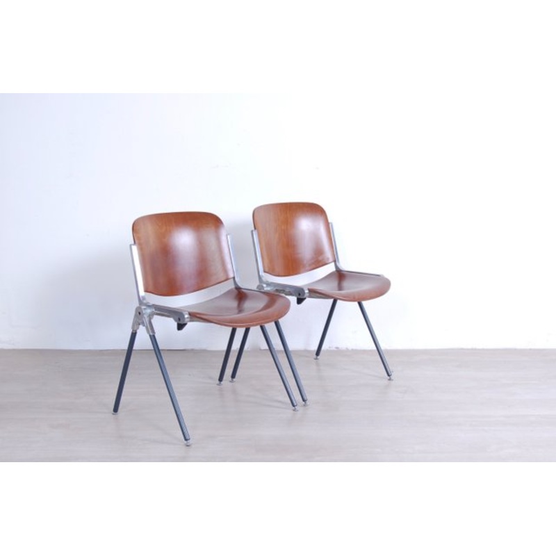 Set of Industrial Chairs, 1970s for sale at Pamono