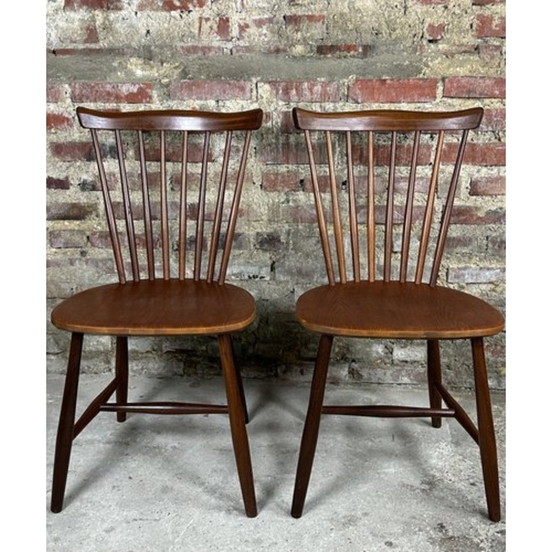 Set of Scandinavian Chairs by Yngve Ekstrom for Pastoe, 1960 for sale at Pamono