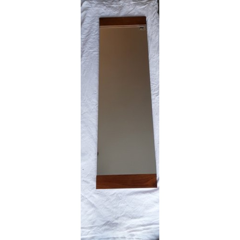 Vintage German Wall Mirror with Teak Holder from Ed Furniture, 1970s for sale at Pamono