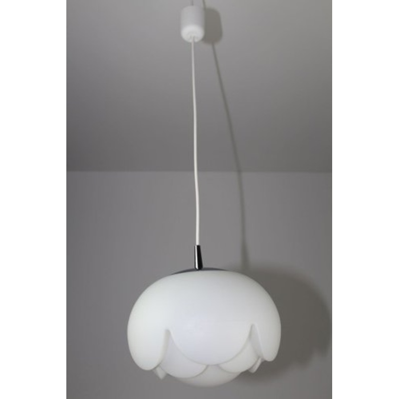 Water Lily Hanging Lamp by Koch & Lowy for Peill & Putzler, 1960s for sale at Pamono