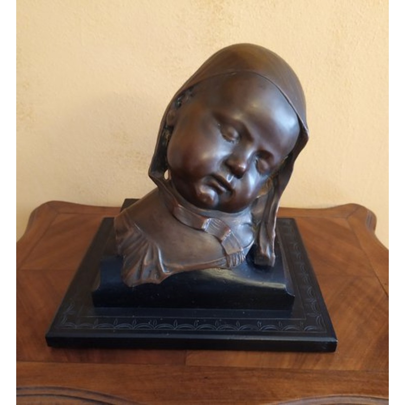 Ado Furlan, Sculpture of Baby, 1930s, Terracotta for sale at Pamono