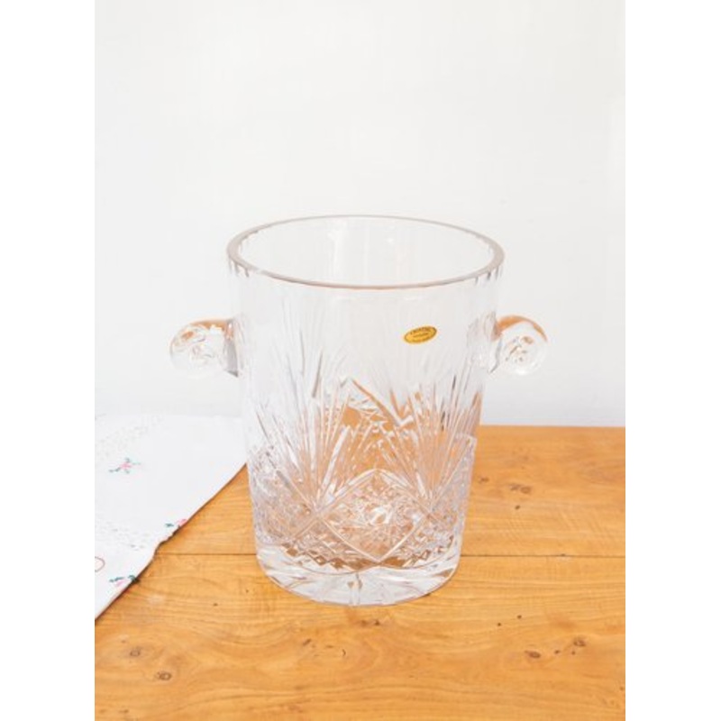 Baccarat Bertrichamps Ice Bucket Cooler by Klein, 1980s for sale at Pamono