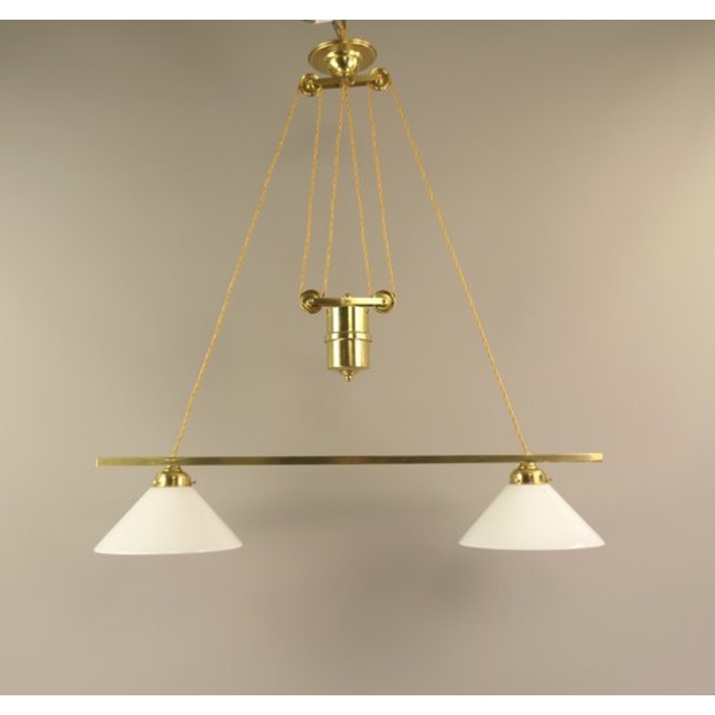 English Billiard Ceiling Light, 1930s for sale at Pamono
