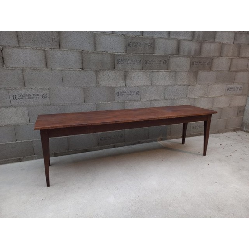 Fir and Walnut Dining Table, 1930s for sale at Pamono