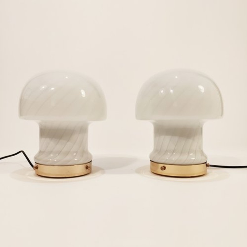 Italian Desktop Lamps, 1970s, Set of 2 for sale at Pamono